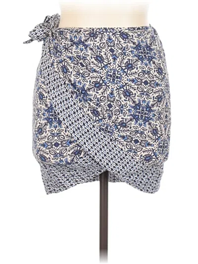 Pre-owned Zara Casual Skirt In Blue
