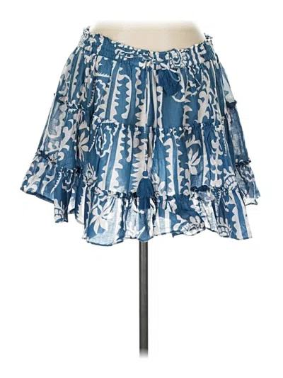 Pre-owned Zara Casual Skirt In Blue