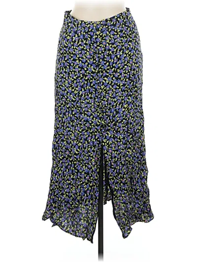 Pre-owned Zara Casual Skirt In Blue