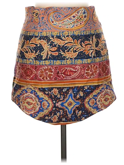 Pre-owned Zara Casual Skirt In Blue