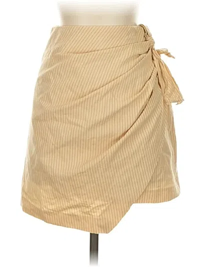Pre-owned Zara Casual Skirt In Brown