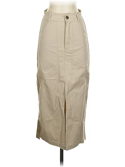 Pre-owned Zara Casual Skirt In Brown