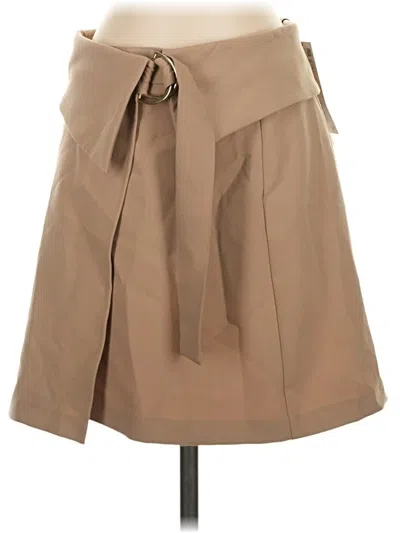 Zara Casual Skirt In Brown