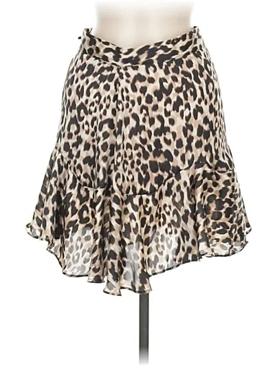 Zara Casual Skirt In Brown