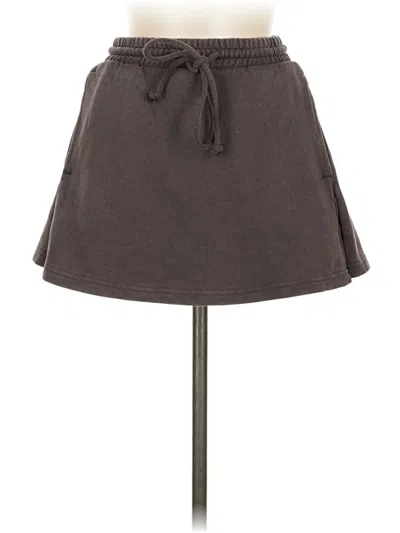 Pre-owned Zara Casual Skirt In Brown