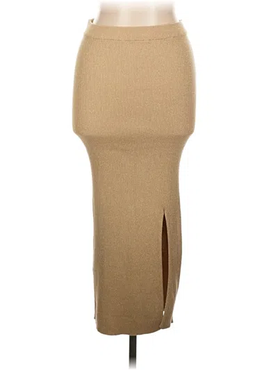 Pre-owned Zara Casual Skirt In Brown