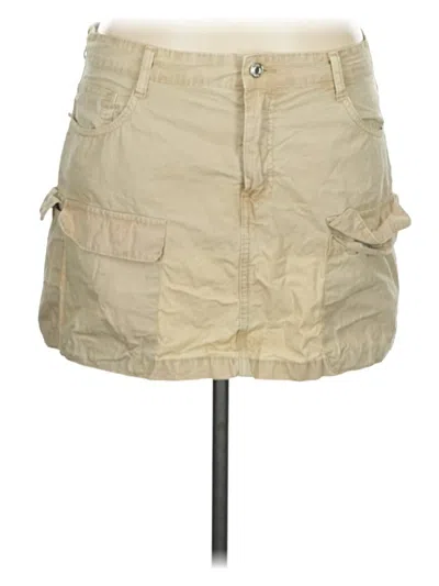 Pre-owned Zara Casual Skirt In Brown