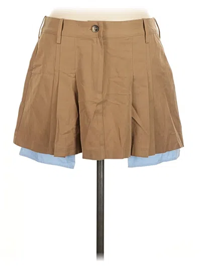 Pre-owned Zara Casual Skirt In Brown