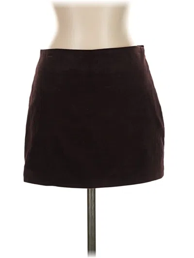 Pre-owned Zara Casual Skirt In Brown