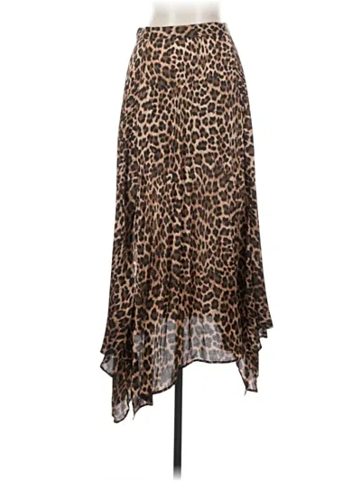Pre-owned Zara Casual Skirt In Brown