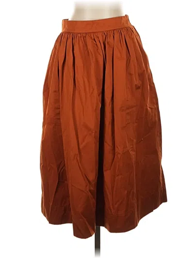 Pre-owned Zara Casual Skirt In Brown