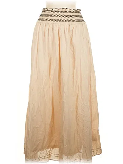 Pre-owned Zara Casual Skirt In Brown