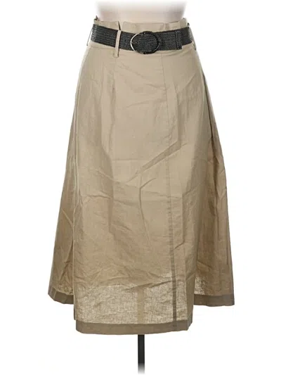 Pre-owned Zara Casual Skirt In Brown