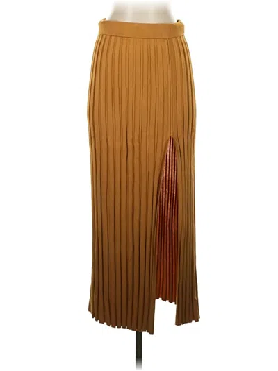 Pre-owned Zara Casual Skirt In Brown