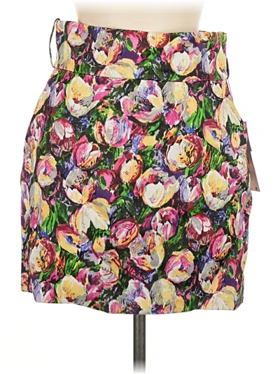 Zara Casual Skirt In Brown