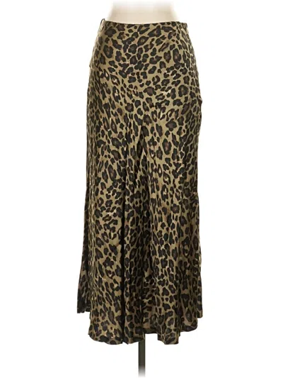 Pre-owned Zara Casual Skirt In Brown