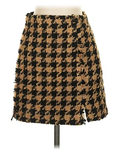 Pre-owned Zara Casual Skirt In Brown