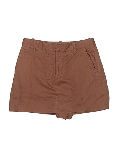 Pre-owned Zara Casual Skirt In Brown