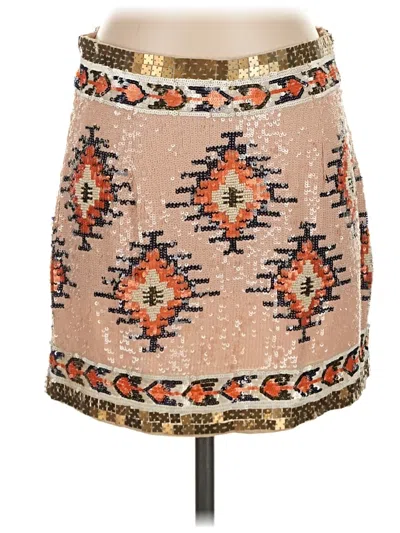 Pre-owned Zara Casual Skirt In Brown