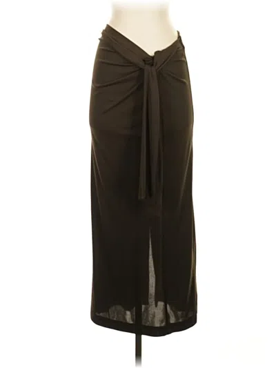 Pre-owned Zara Casual Skirt In Brown