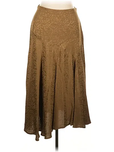 Pre-owned Zara Casual Skirt In Brown