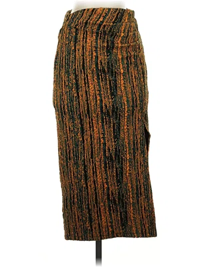 Pre-owned Zara Casual Skirt In Brown