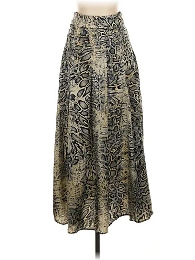 Zara Casual Skirt In Animal Print