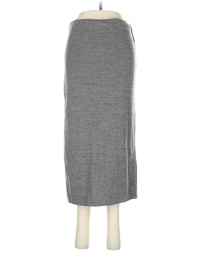 Pre-owned Zara Casual Skirt In Gray