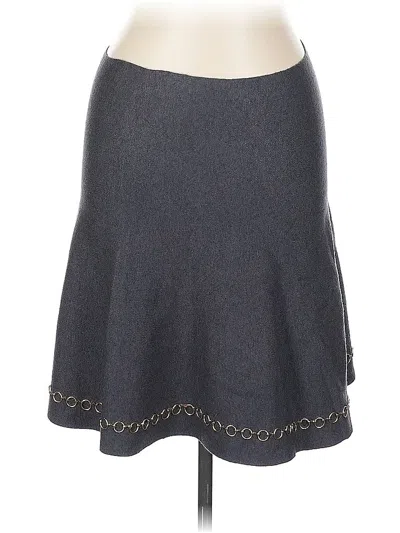 Pre-owned Zara Casual Skirt In Gray