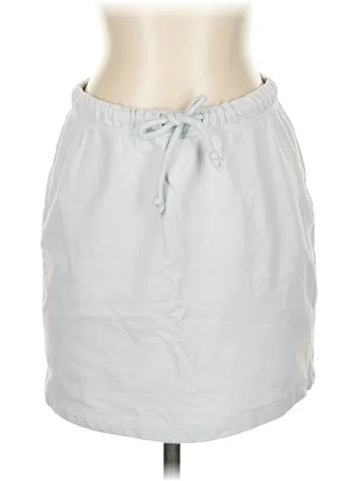 Pre-owned Zara Casual Skirt In Gray