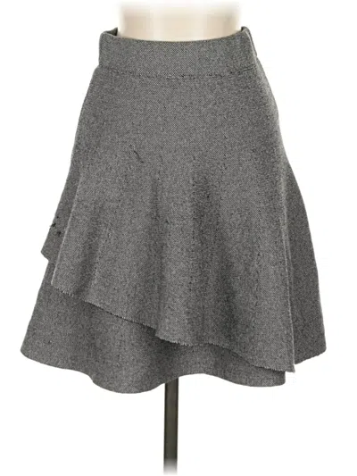 Pre-owned Zara Casual Skirt In Gray