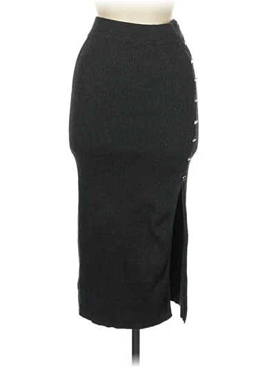Pre-owned Zara Casual Skirt In Gray