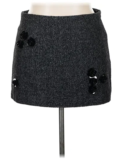 Pre-owned Zara Casual Skirt In Gray