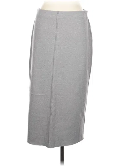 Pre-owned Zara Casual Skirt In Gray
