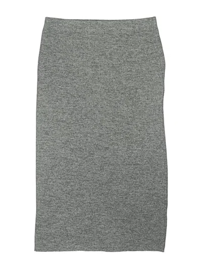 Pre-owned Zara Casual Skirt In Gray