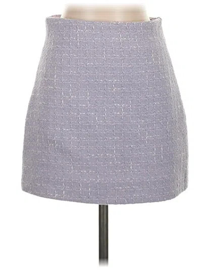 Pre-owned Zara Casual Skirt In Gray