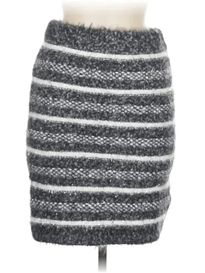 Pre-owned Zara Casual Skirt In Gray