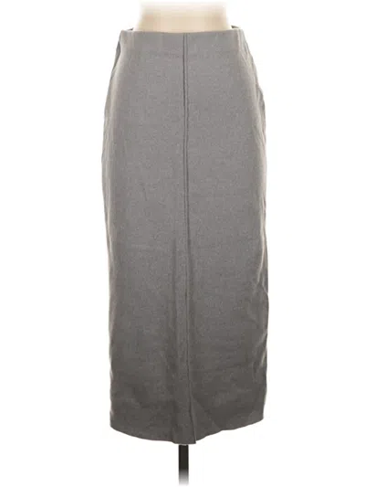 Pre-owned Zara Casual Skirt In Gray