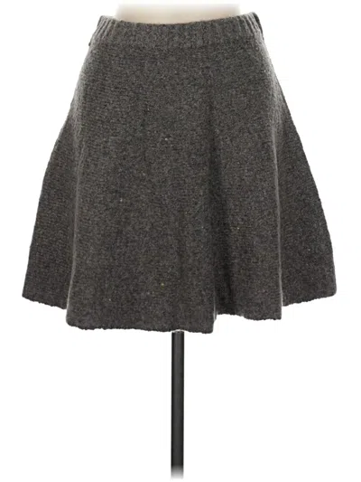 Zara Casual Skirt In Gray