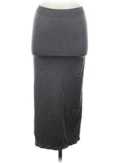 Zara Casual Skirt In Gray