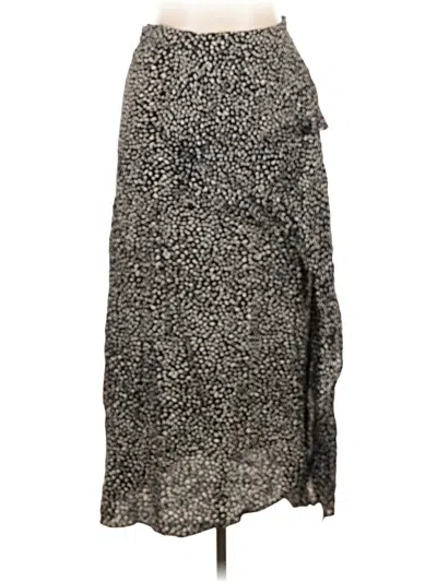 Pre-owned Zara Casual Skirt In Gray