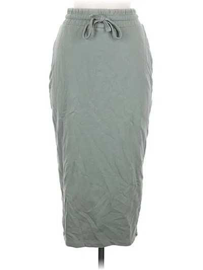 Pre-owned Zara Casual Skirt In Gray