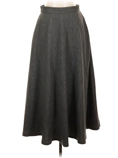 Pre-owned Zara Casual Skirt In Gray