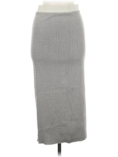 Pre-owned Zara Casual Skirt In Gray