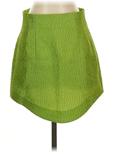 Zara Casual Skirt In Green
