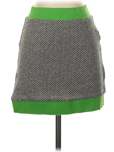 Pre-owned Zara Casual Skirt In Green