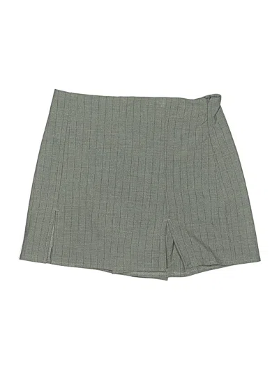 Pre-owned Zara Casual Skirt In Green