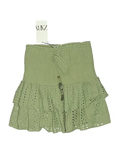 Pre-owned Zara Casual Skirt In Green