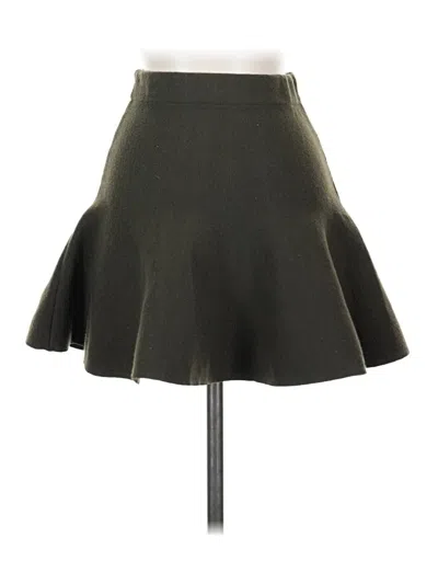 Pre-owned Zara Casual Skirt In Green