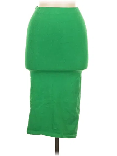 Pre-owned Zara Casual Skirt In Green